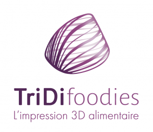 Logo TriDi foodies négatif