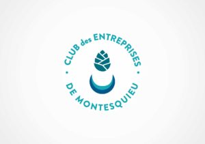 Proposition de logo Club des entreprises de Montesquieu (non retenue)